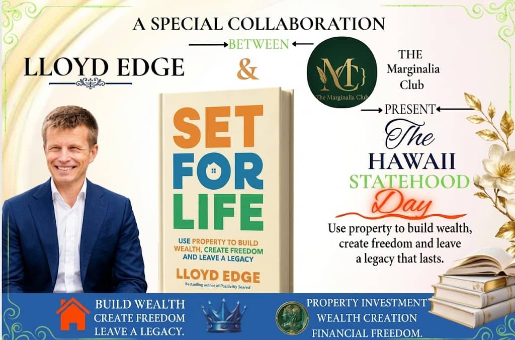Lloyd Edge × The Marginalia Club — Set for Life: Use Property to Build Wealth, Create Freedom and Leave a Legacy